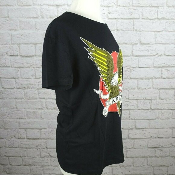 NWT Chaser Freedom Eagle T-Shirt Graphic Fearless Short Sleeves Biker L - Picture 4 of 12
